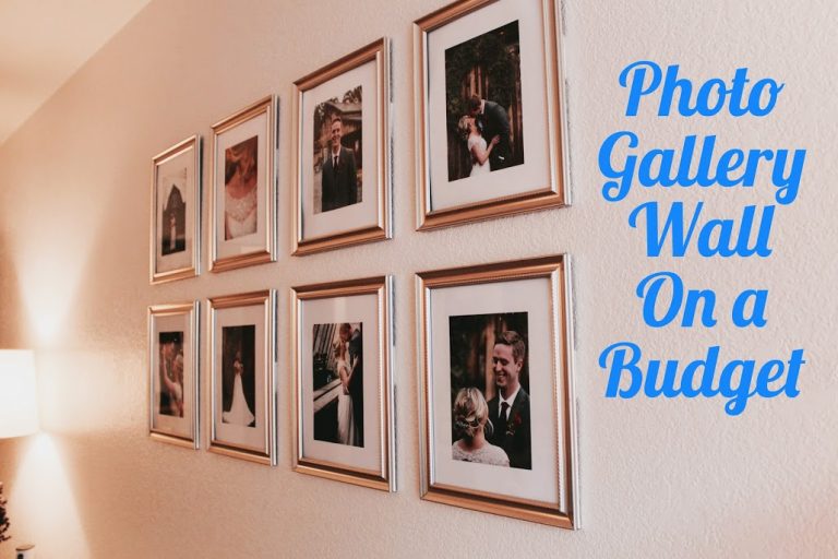 Dollar Tree Photo Gallery Wall under $10!