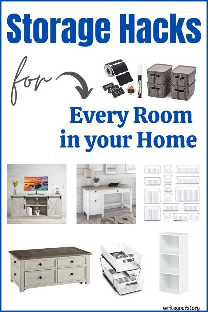 storage hacks for every room in your home